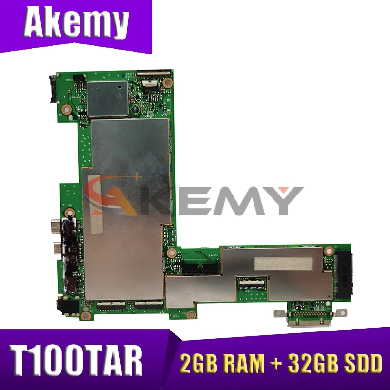 

Akemy T100TAR notebook mainboard For asus T100TAR T100TA laptop motherboard mainboard with 2GB RAM + 32GB SDD tested full 100%