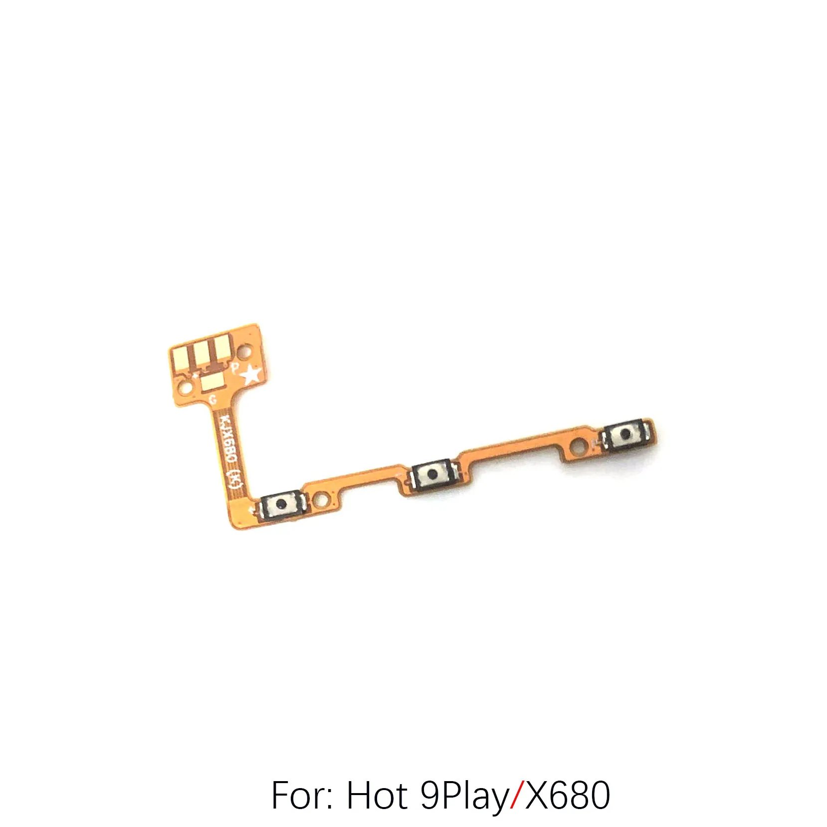 Гибкий кабель кнопки питания Voulme для infinix Hot 6X Hot7 Hot7Pro Hot8Lite 9Play X624 X623 X625 X650 X680 ВЫКЛ