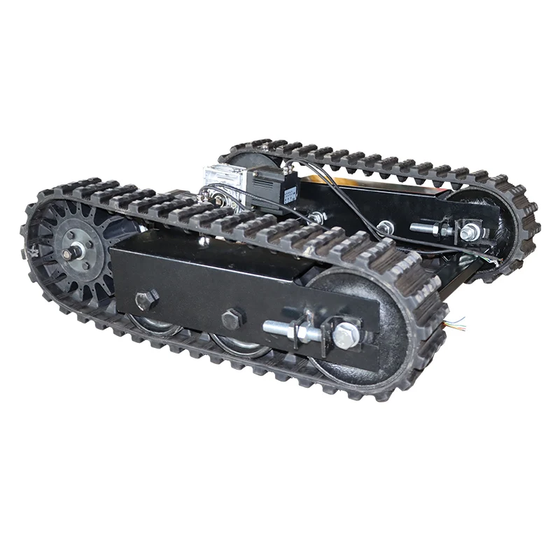 

Electric crawler chassis agricultural orchard agricultural machinery accessories All terrain creeper crawler chassis