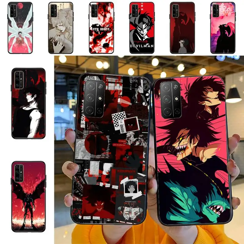 

DEVILMAN Crybaby Anime Phone Case For Huawei Honor 10 lite 9 20 7A pro 9X pro 30 pro 50 pro 60 pro 70 pro plus