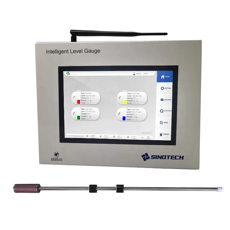 

Sinotech automatic fuel tank level gauging oil Level monitoring ATG system for filling station