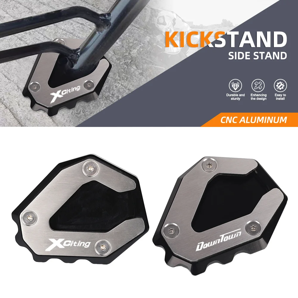 

Side Stand Pad Plate Kickstand Extension For KYMCO Downtown 200i 300i 350i Xciting 250 300 400 S250/S350/S400 CT250 CT300 CT400