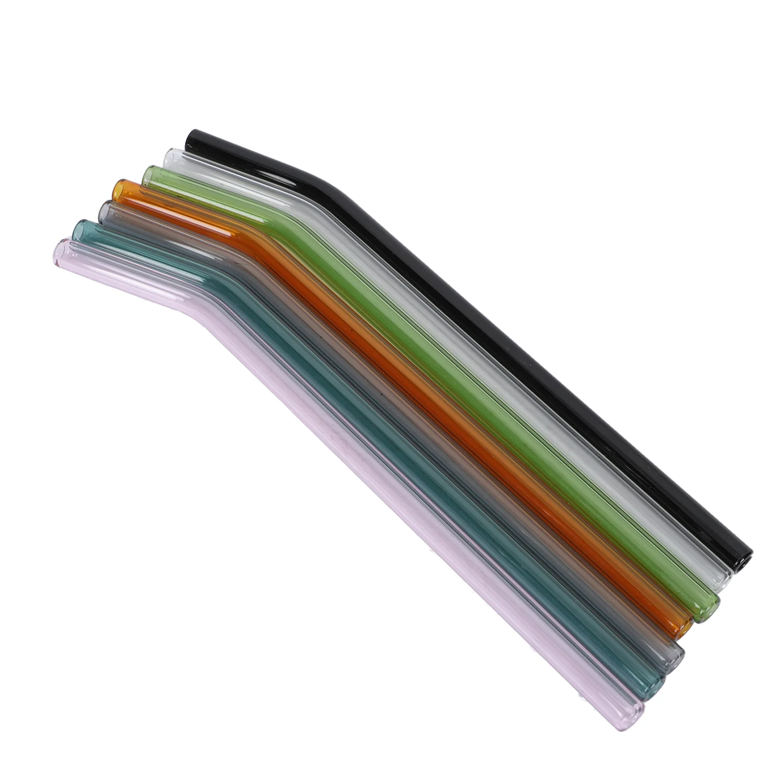 

7pcs Creative Beverage Straws Washable Straws for Home Bar Party Drinking Straws