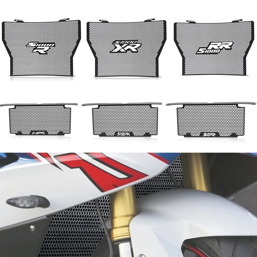

S1000 R XR Radiator Grille Grill Cover Oil Cooler Protection 2010-2020 For BMW S1000XR Sport SE S1000RR S 1000 RR HP4 S1000R