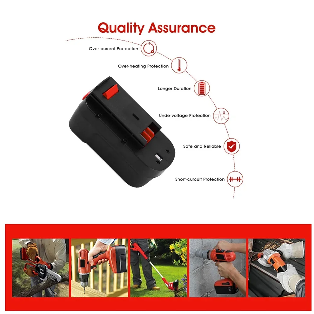 Аккумулятор для электроинструмента Black &amp Decker 18 в 6000 мАч