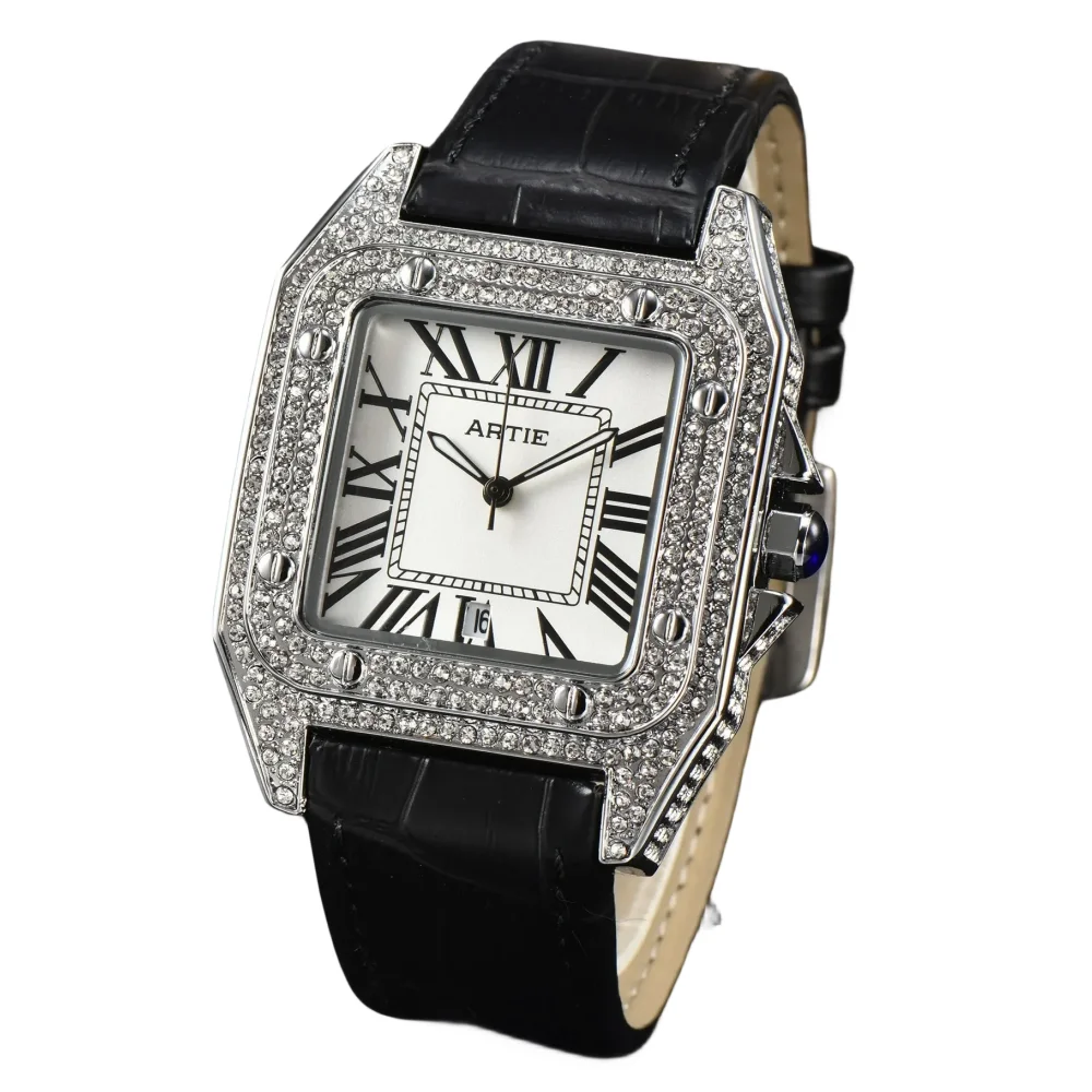 

New Original Brand Quartz Watches for Men Fashion Classic Square Multifunction Sports Watch women Date Chronograph AAA Clock