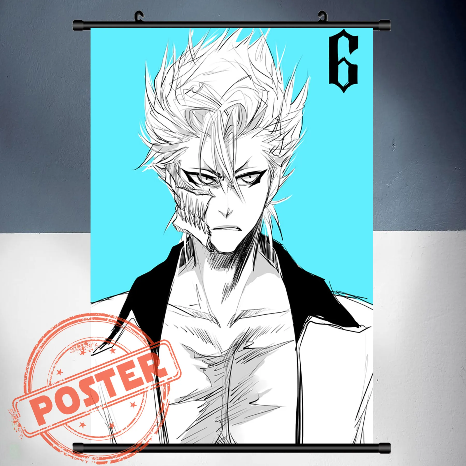 Grimmjow jeagerjachi Отбеливатель Аниме Манга HD Печать висячий постер украшение для дома