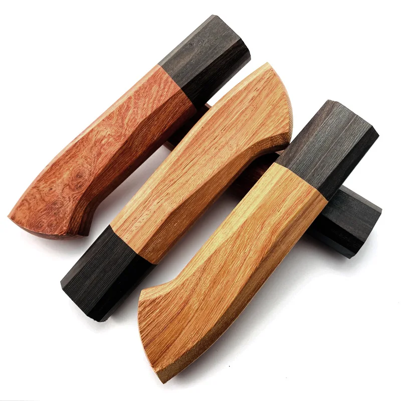 Деревянная ручка ножа Santoku из красного сандала