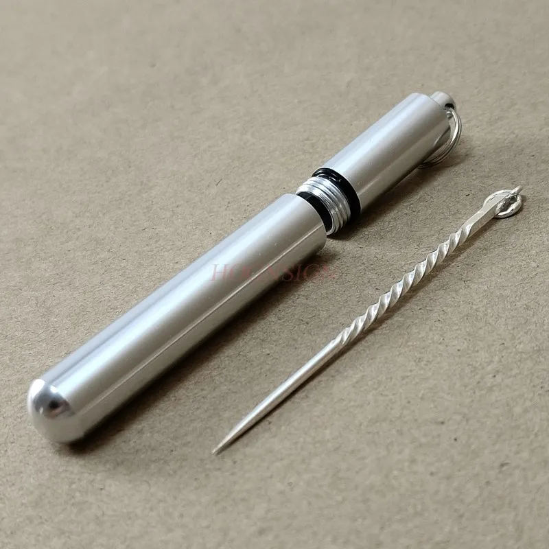 

Зубочистка из серебра 990 пробы, полностью Серебряная зубочистка из высококачественного металла, портативная мини-зубочистка, отправка для пожилых людей