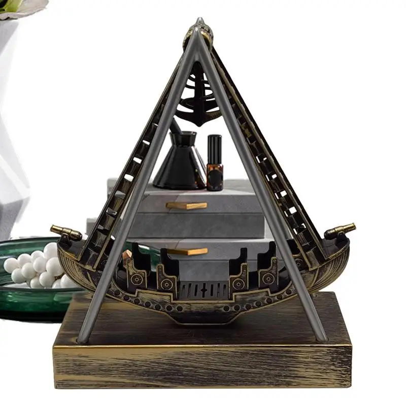 Модель пиратского корабля декоративная качающаяся игрушка для стола