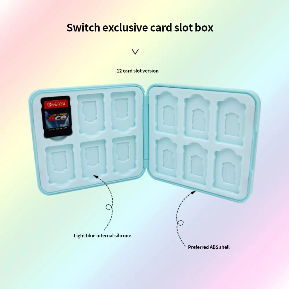 

Game Card Box For Switch Gaming Portable Game Box For Switch Magnetic Closure For Switch Accessories