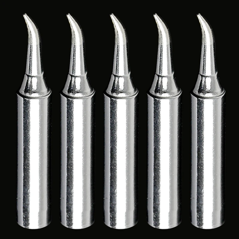 

L1EE 5Pcs 900M-T-IS Lead Free Solder Iron Tips for Hakko Soldering Rework Station