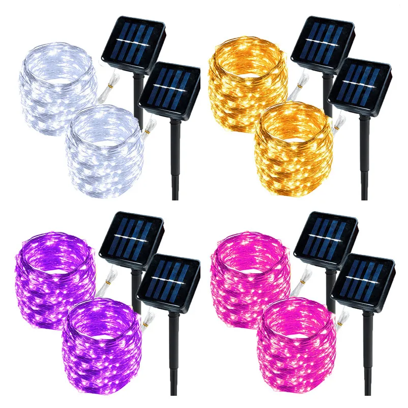 

Outdoor Waterproof Solar Led Light Outdoor Garland Solar Power Lamp Garden Lights Christmas Party Decoration New Year Decor