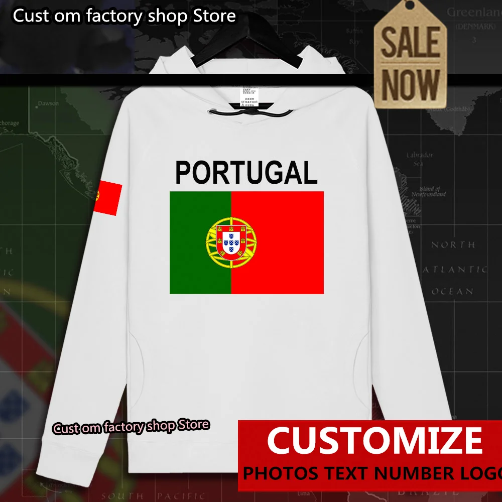 

Portugal flag Hoodies 2022 spring and summer fashion hooded tops men and women streetwear Portuguese Portuguesa hooded sweater