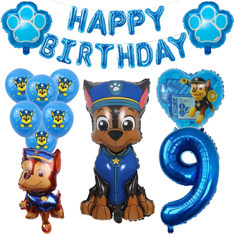 Воздушный шар из алюминиевой пленки с собакой м/ф Щенячий патруль |