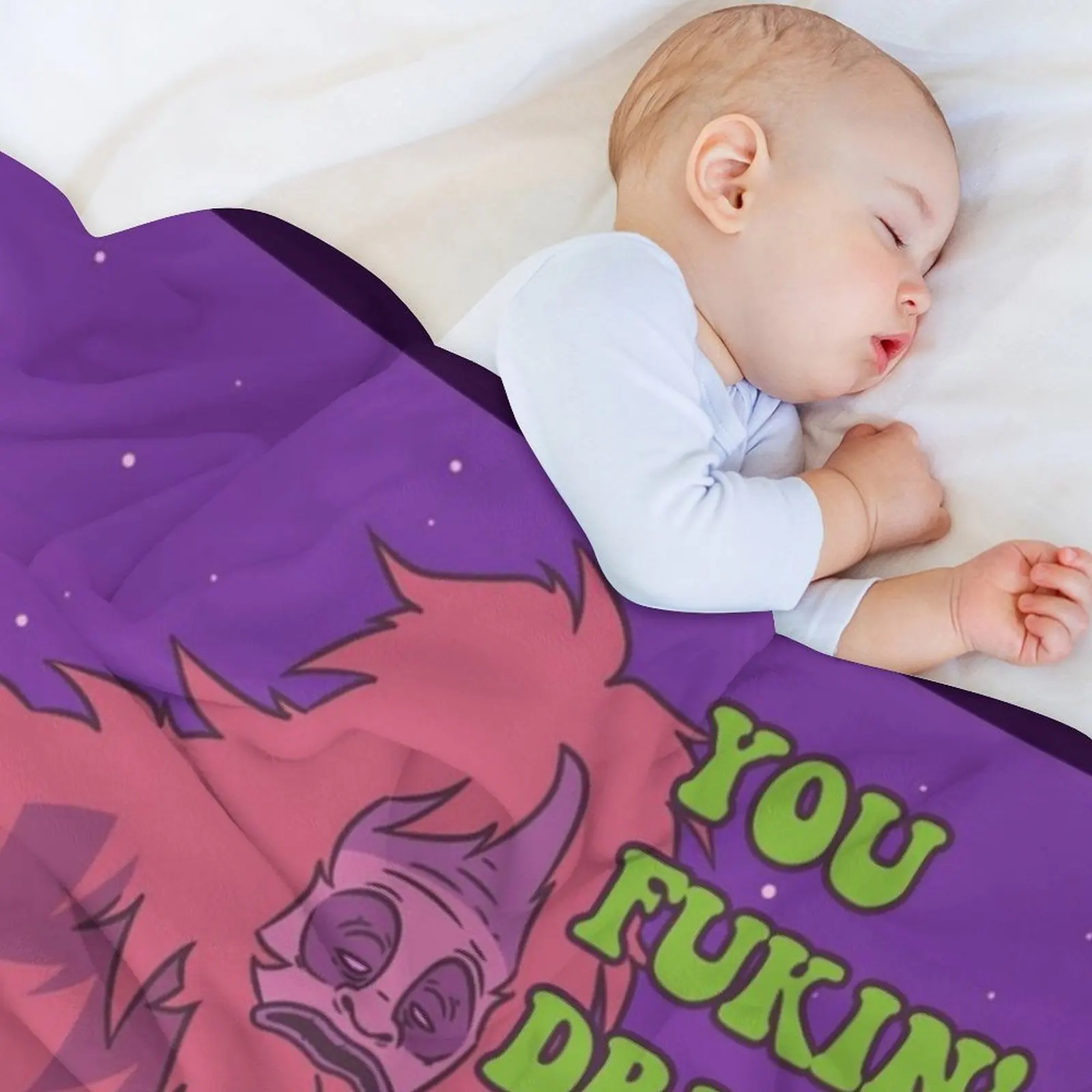 Декоративное одеяло You fukin Druggo красивые большие рождественские подарки одеяла