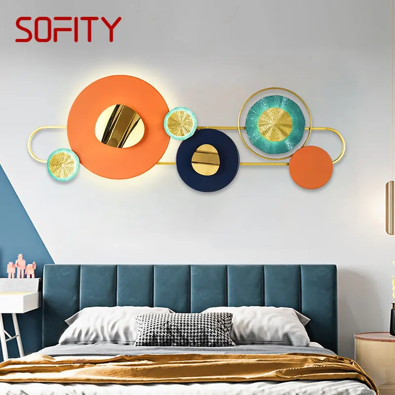 

BELLE Contemporary Wall Picture Lamps Fixture Creative Nordic Background Sconce LED 3 Colors Light for Home Living Bedroom