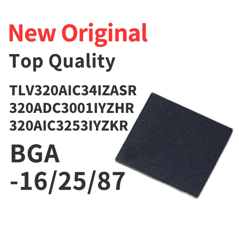 

1 шт., чип TLV320AIC34IZASR TLC320ADC3001IYZHR TLC320AIC3253IYZKR BGA16 25 87, новый оригинальный чип IC