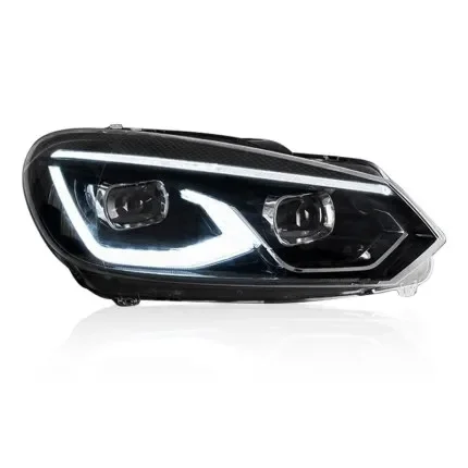 Автомобильные светодиодные фары в сборе для Volkswagen vw sagitar golf6 6GTI 2010-14 DRL дневные