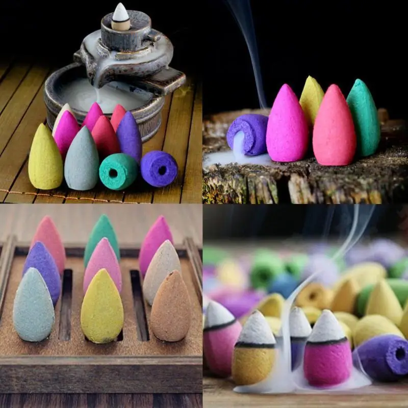 Big Size Backflow Incense Natural Indian Incense Burn For 30min Sandalwood Oversized Incense Tower Cones Somke Nerves