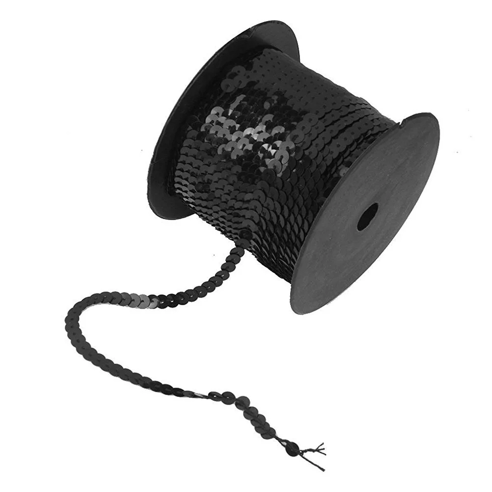 

Loose Sequins Paillette Trim Spool Sequins Paillette Applique DIY Metallic Sequins Sequin Fringe Trim