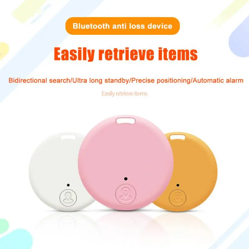 

Abs Round Bluetooth Anti-loss Device 6 Meters One Click To Find The Device Which Triggers The Ring Ton Pet Tracker Ios / Android