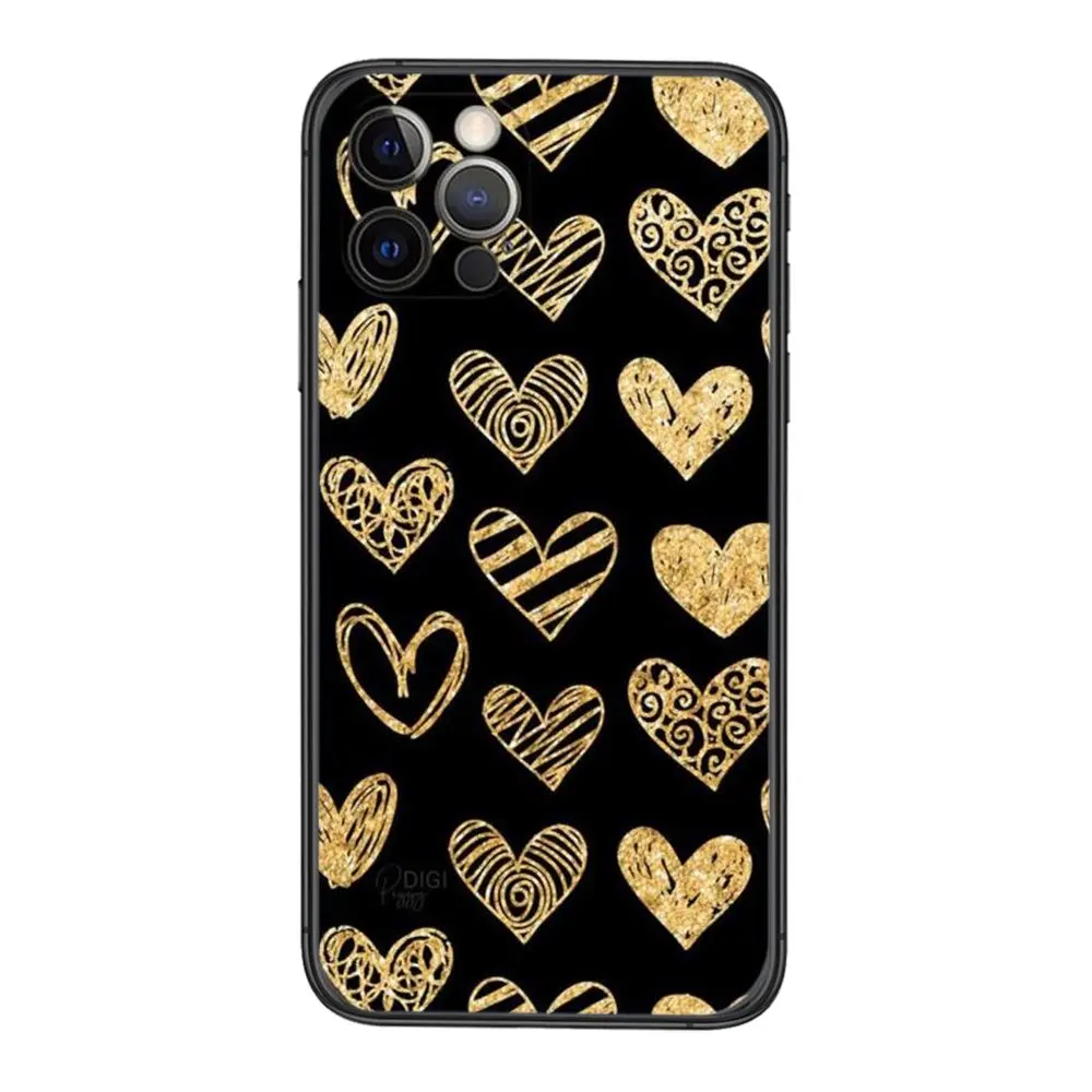 Gold Rose Love Heart Best Price Soft Mobile Phone Case Capa For Samsung Galaxy S20 Fe S30 Ultra S21 S10 S9 Plus Lite |