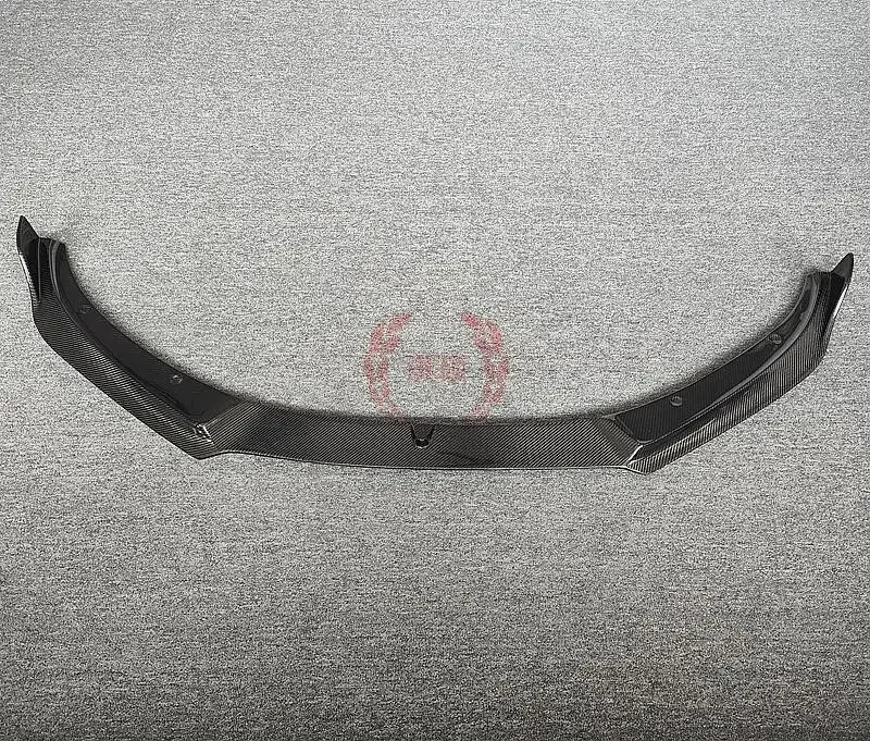 Передние разделители для губ из настоящего углеродного волокна бампер спойлер