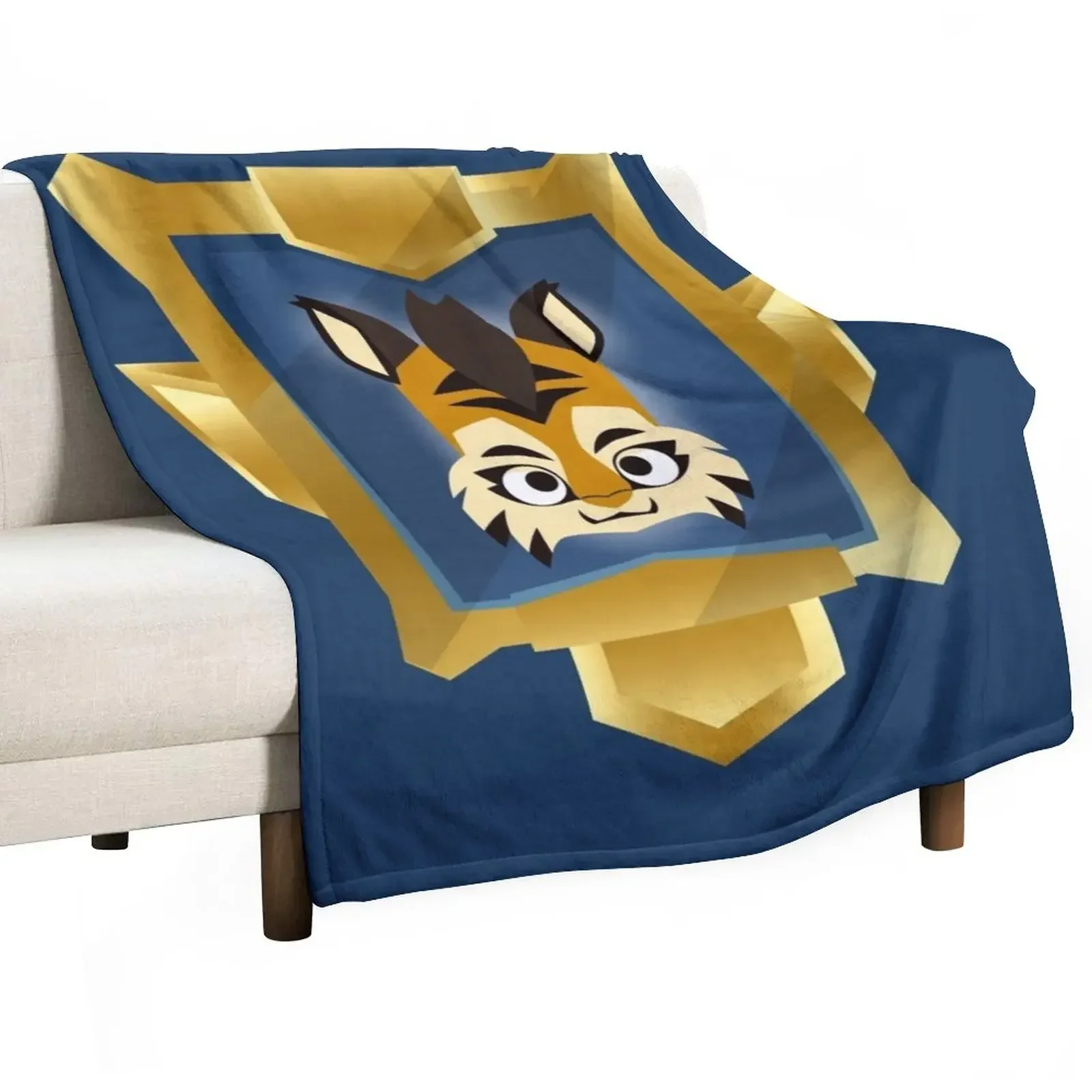 Zooba Battle Royale-декоративное летнее одеяло с нефритовыми наклейками для дивана