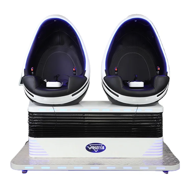 

Dreamland Amusement Park 9D Egg VR Cinema Chair 2 Seats Virtual Reality Simulator