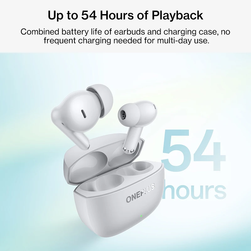 Фото Наушники OnePlus Nord Buds 4 Pro Global Version с Bluetooth 6.0, шумоподавлением до 55 дБ, до 54 часов работы, беспроводные наушники. №5