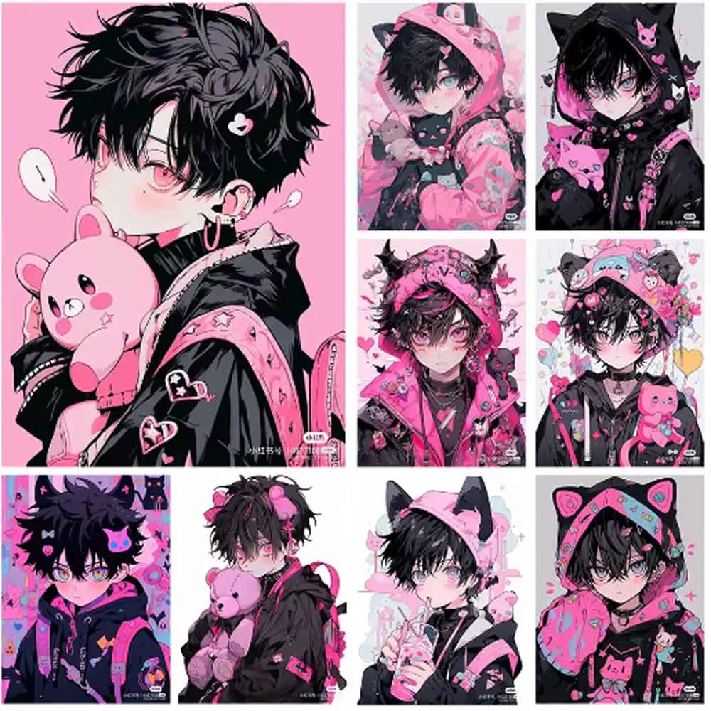 Набор для алмазной живописи с изображением мальчиков Kuromi DIY мозаичные украшения