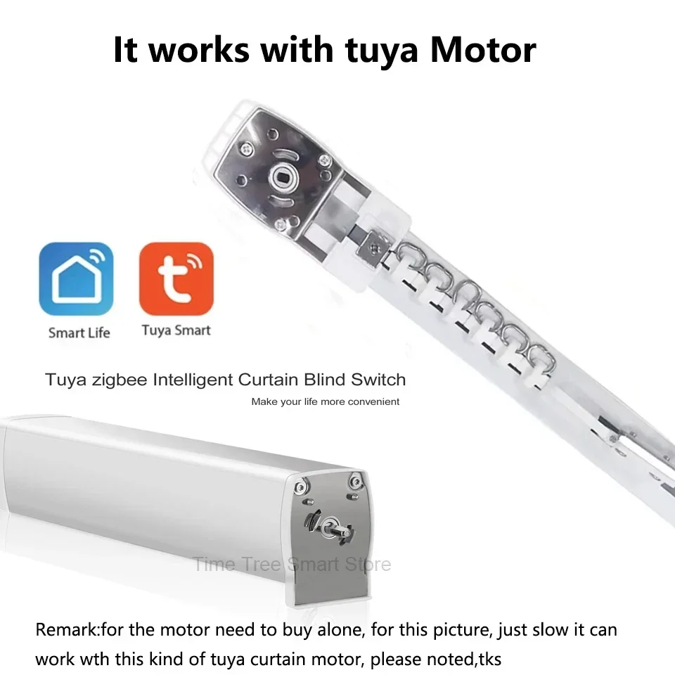 Фото Dooya Smart Private Curtain Track Custom Zigbee электрическое управление карнизом для двигателя Aqara C3 B1/A1/Tuya Wi-Fi ZNCLDJ11LM №2