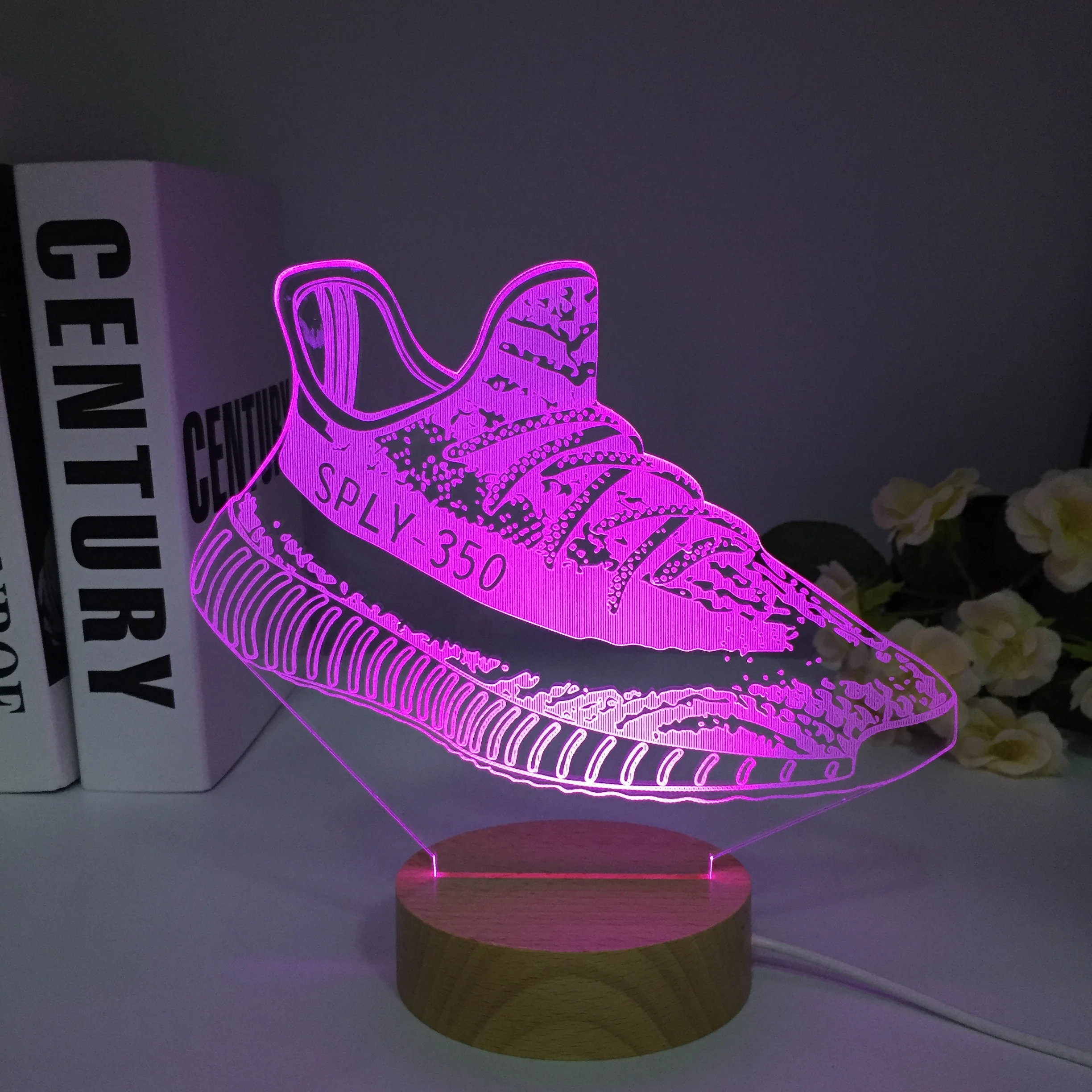 Men Birthday Gift Cool Party Light Event Wooden Nightlight For Room Decoration Home Gadgets