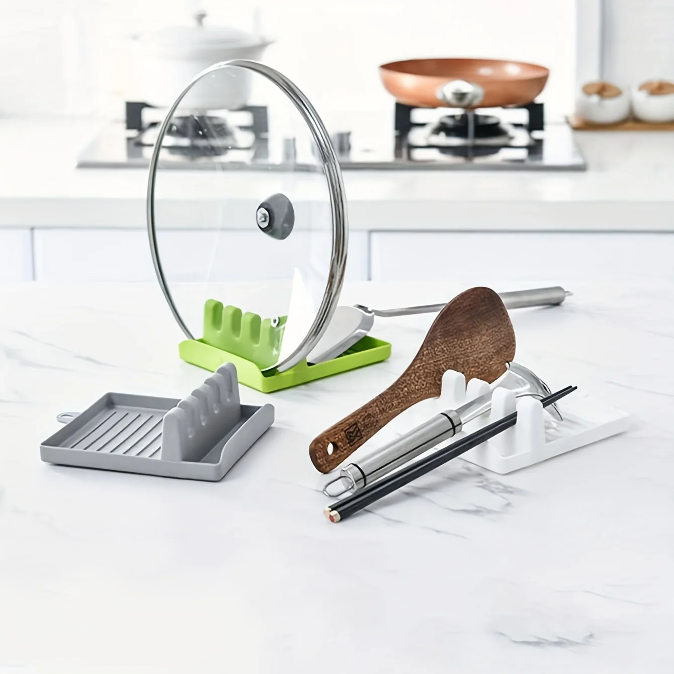 Пластиковый держатель лопатки Изолирующая ручка для кухонной утвари Цельный из