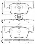 

986494689 for ten brake pad F20 F21 F30 F31 F21 F30 F31 F32 F36