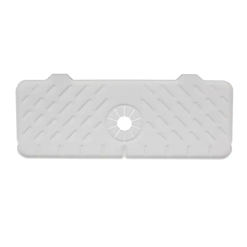 

Силиконовый поднос для смесителя, силиконовый коврик для смесителя, защита для слива смесителя для кухни, ванной, противоскользящий дренаж