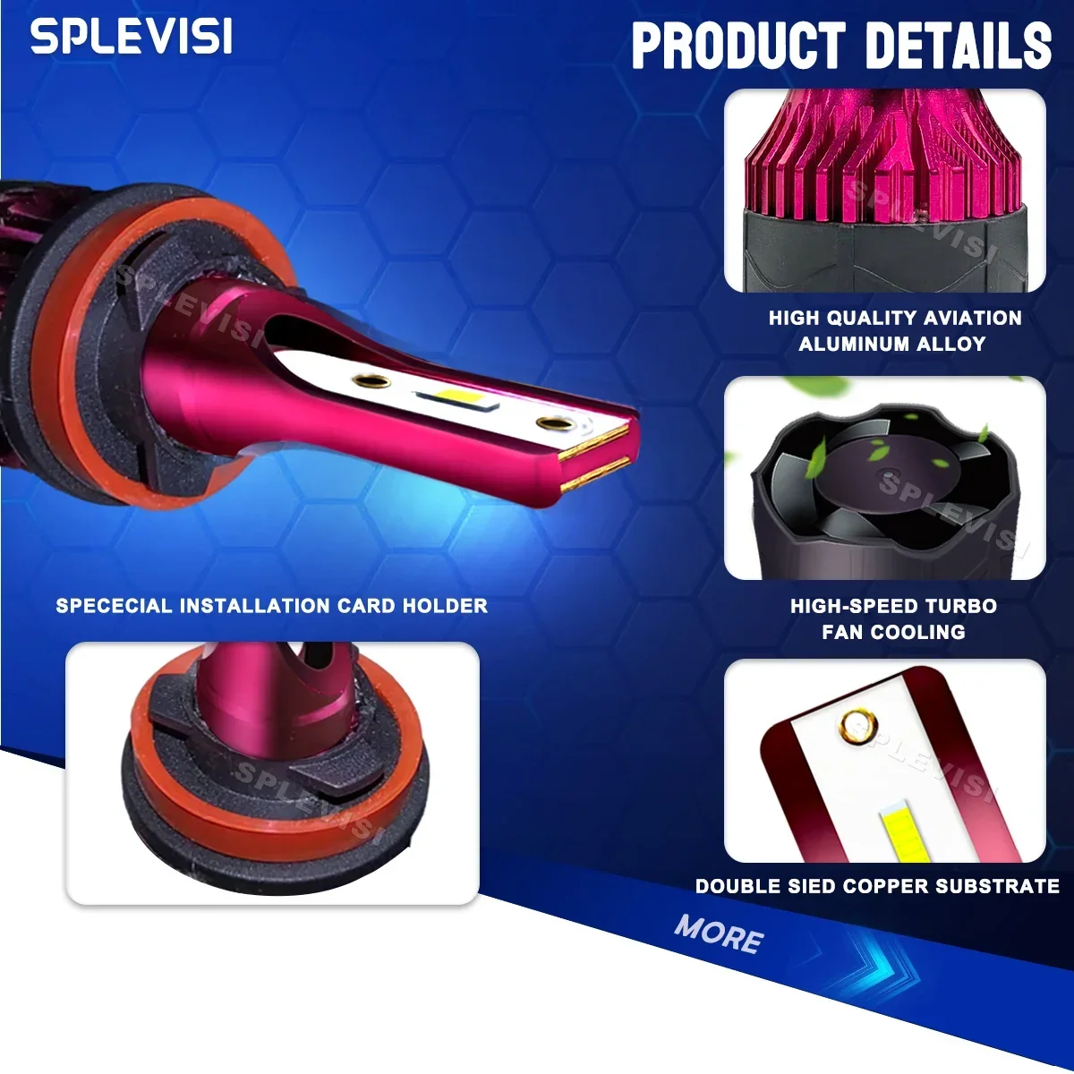 H11 лампы для фар головного света ближнего и дальнего замена Nissan Altima Maxima