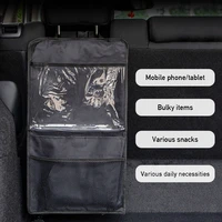 high capacity car backseat organizer with touch screen tablet phone holder car seat back bag protectors for car stowing tidying