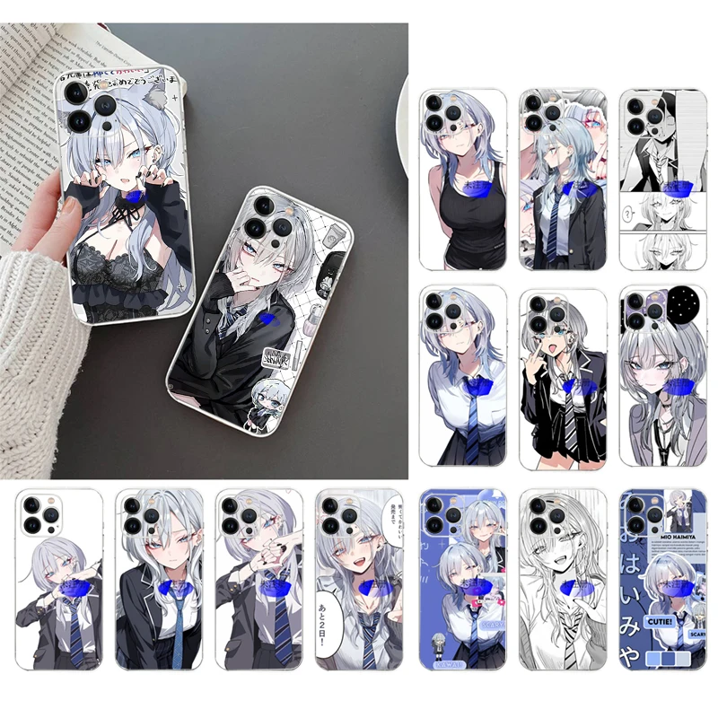 Фото Чехол для телефона Haimiya Senpai wa Kowakute Kawaii для iPhone 17 Pro Max, 17 Pro, Air, 16, 15, 14, 13 Pro Max, 16, 15, 14, 13 Pro, 15 Plus №1