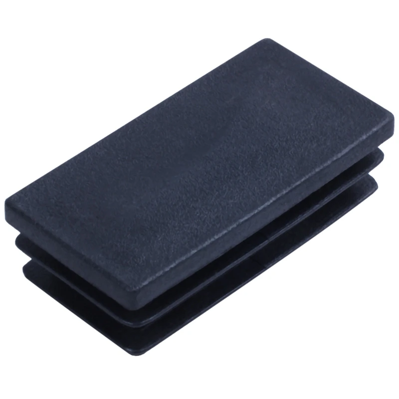 Черные пластиковые трубки 34 шт. заготовки для труб 4 квадратных наконечника 50x50 мм