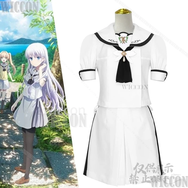 Аниме игра летние карманы косплей Naruse Shiroha костюм JK школьная форма платье Kawaii