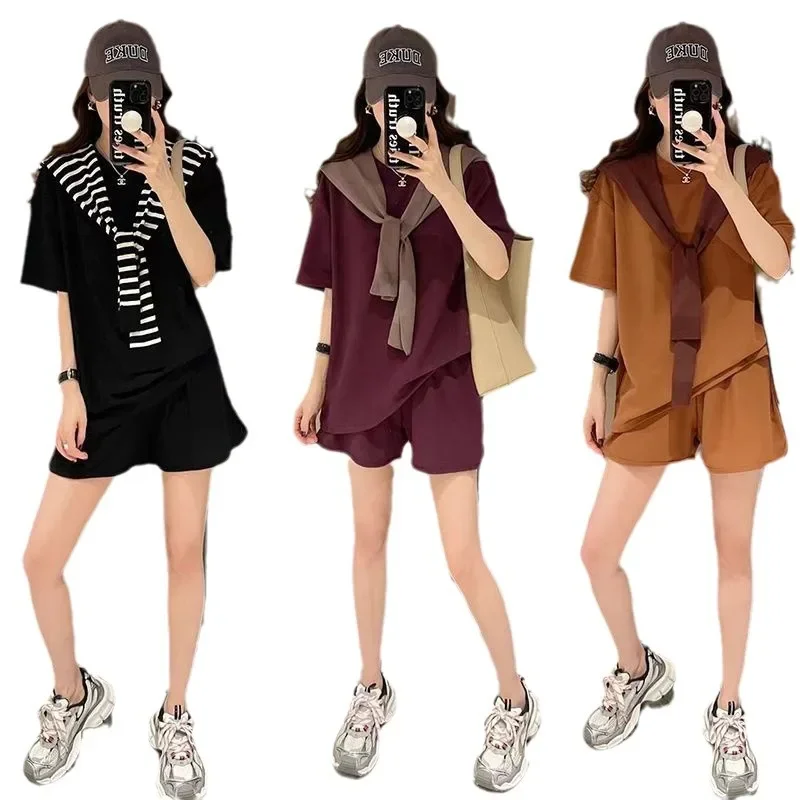 Модная женская футболка в европейском стиле новинка лета 2024 повседневная