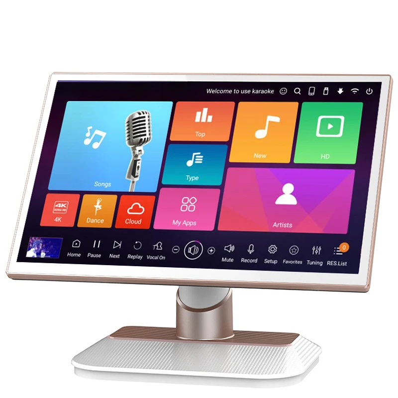 

Система для караоке-проигрывателя песен мощностью 40 Вт с сенсорным экраном 19 дюймов