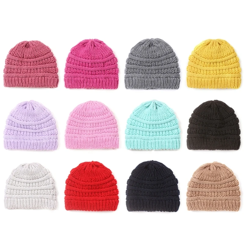 

Newborn Hat Warm Autumn Winter Baby Cute Knitted Beanie for Baby Boys Girls
