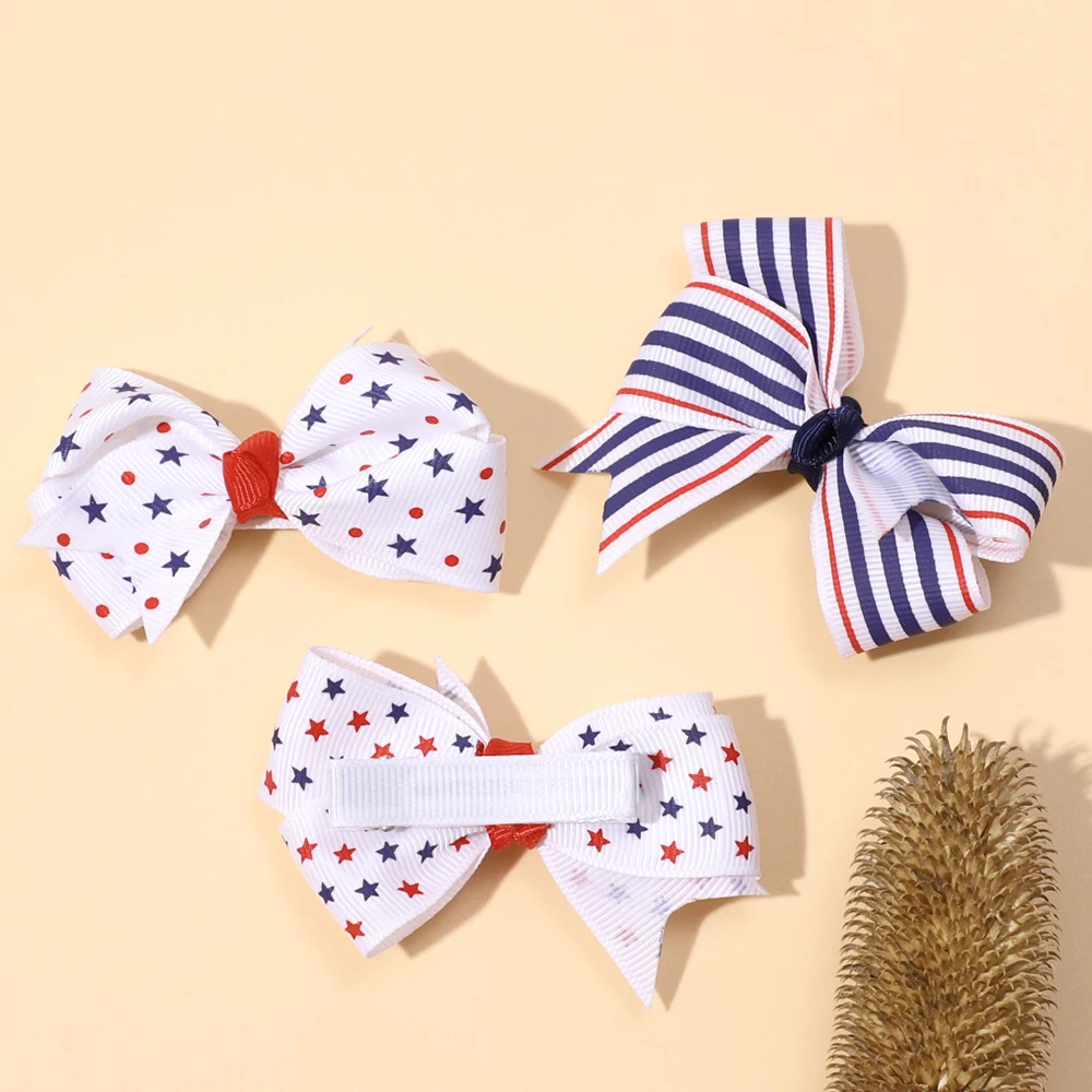 

1Pcs Kids Baby Ribbon Hair Bow Clips Hair Clip Hairpin for Children Girls Kids Photo Props Hair Accessories