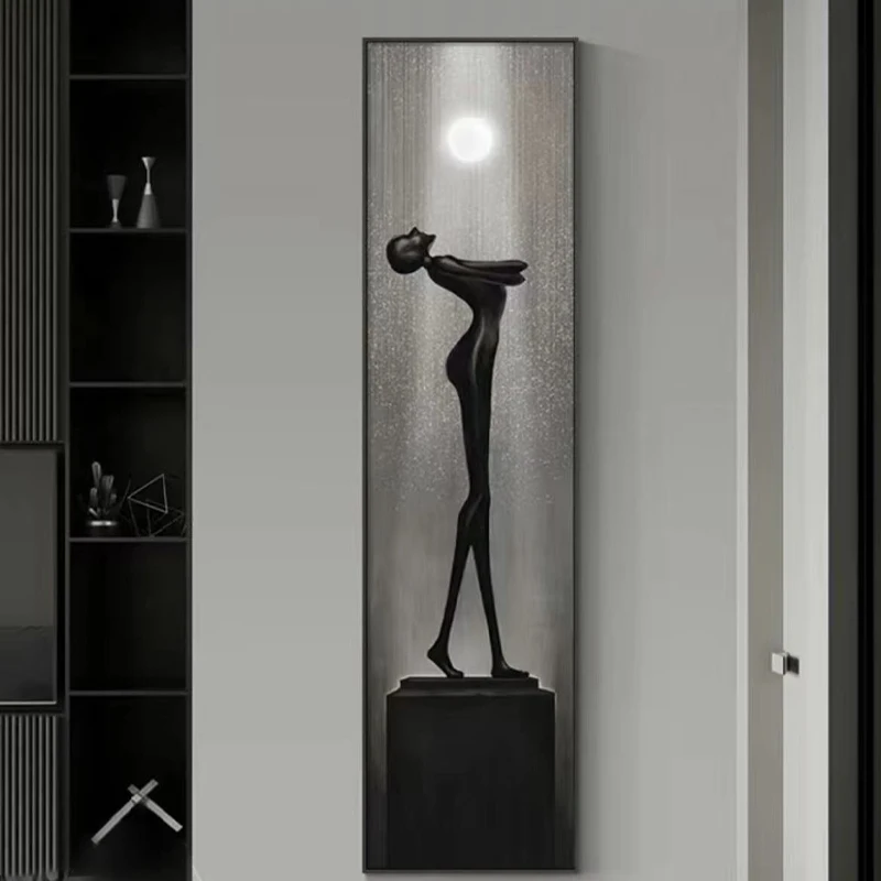 

Led Modern art abstract painting wall hanging lamp living room kitchen porch corridor restaurant interior decoration