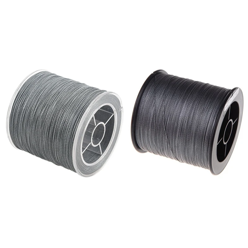 

New 500 M 0.26Mm Fishing Line Strength PE Braided 4 Strands Gray 30LB & 50LB