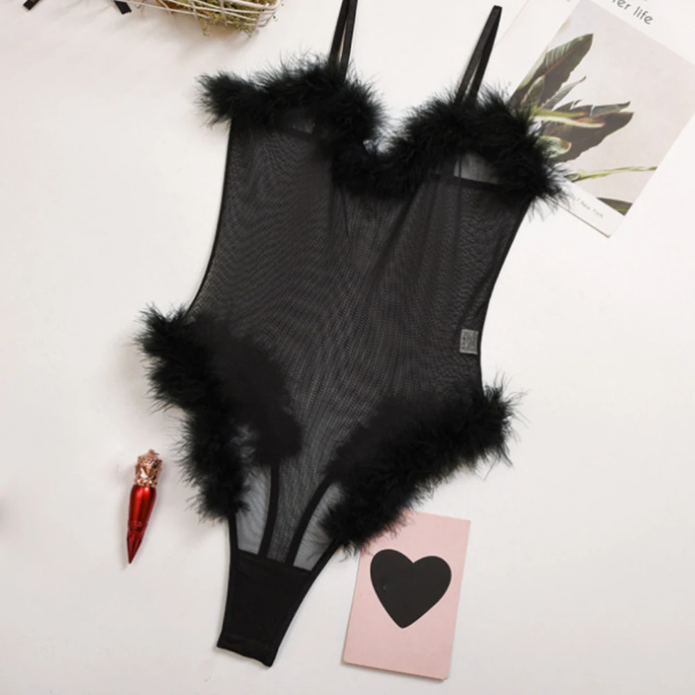 

Женское сексуальное нижнее белье, прозрачное однотонное сексуальное боди, Прозрачное нижнее белье, ночная рубашка, одежда для сна, Экзотиче...