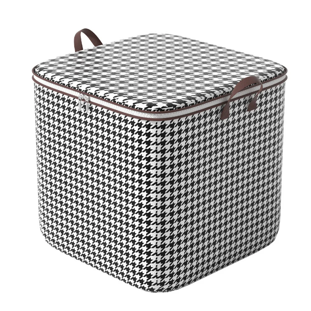 

Clothes Organizers With Handle Closet Wardrobe Quilt Storage Basket Fabric Storage Boxes Large Capacity Houseware With Lids